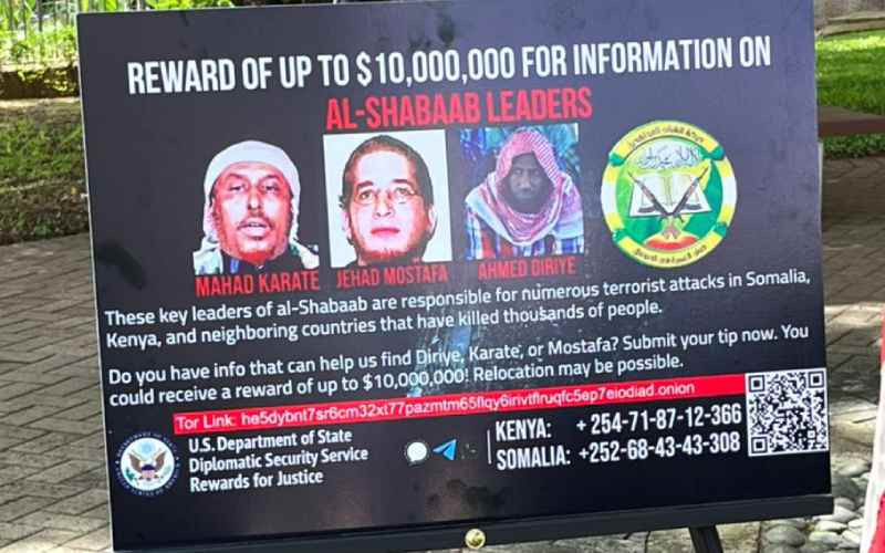 AS Tawarkan Hadiah 150 Miliar Rupiah Lebih Untuk Penangkapan 3 Pemimpin Al-Shabaab